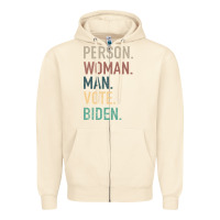 Sandshell Person Woman Man Vote Biden Zipper Hoodie - Bettercallsaul