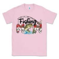 Bubblegum Pink fishing mom Classic Tee - MaliasSmallBusiness