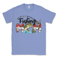 Colony Blue fishing mom Classic Tee - MaliasSmallBusiness