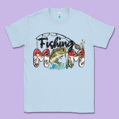 Fishing Mom Classic Tee Designed By Maliassmallbusiness