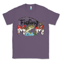 Lavender fishing mom Classic Tee - MaliasSmallBusiness