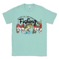 Seafoam fishing mom Classic Tee - MaliasSmallBusiness