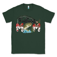Sports Green fishing mom Classic Tee - MaliasSmallBusiness