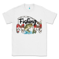 White fishing mom Classic Tee - MaliasSmallBusiness