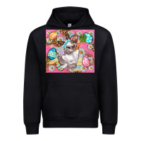 Black Easter Bunny And Egg With Leopard Pattern Tumbler Urban Hoodie - BundleAndBundleShop