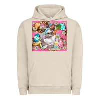 Pigment French Oak Easter Bunny And Egg With Leopard Pattern Tumbler Urban Hoodie - BundleAndBundleShop
