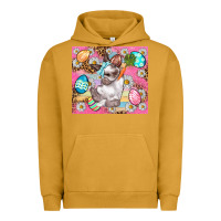 Pigment Peanut Butter Easter Bunny And Egg With Leopard Pattern Tumbler Urban Hoodie - BundleAndBundleShop