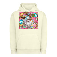 Pigment Pistachio Easter Bunny And Egg With Leopard Pattern Tumbler Urban Hoodie - BundleAndBundleShop
