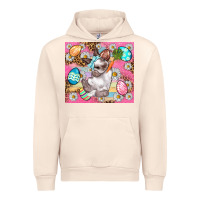 Sandshell Easter Bunny And Egg With Leopard Pattern Tumbler Urban Hoodie - BundleAndBundleShop