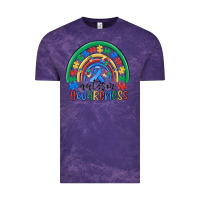 Cloud Purple autism awareness rainbow Vintage Tee - MaliasSmallBusiness