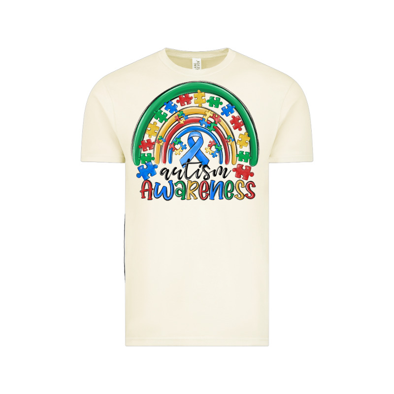Autism Awareness Rainbow Vintage Tee by MaliasSmallBusiness | Teevron
