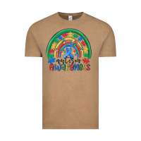 Vintage Coffee autism awareness rainbow Vintage Tee - MaliasSmallBusiness