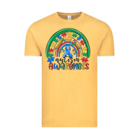 Vintage Mustard autism awareness rainbow Vintage Tee - MaliasSmallBusiness