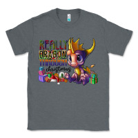 Charcoal Heather real dragon through christmas Classic Tee - CowhideDigitalArt