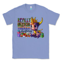 Colony Blue real dragon through christmas Classic Tee - CowhideDigitalArt