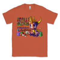 Copper real dragon through christmas Classic Tee - CowhideDigitalArt