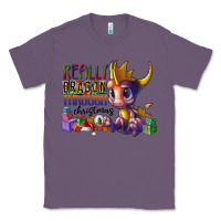 Lavender real dragon through christmas Classic Tee - CowhideDigitalArt