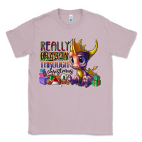 Lilac real dragon through christmas Classic Tee - CowhideDigitalArt