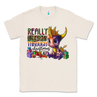 Natural real dragon through christmas Classic Tee - CowhideDigitalArt