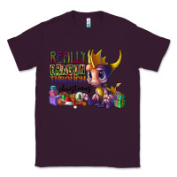 Plum real dragon through christmas Classic Tee - CowhideDigitalArt
