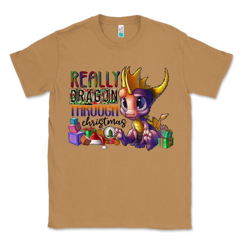 Real Dragon Through Christmas Classic Tee by CowhideDigitalArt | Teevron