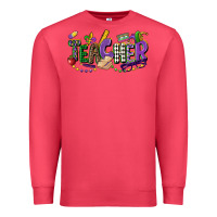 Cardinal teacher mardi gras Premium Sweatshirt - CowGirlArtShop