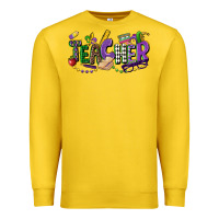 Lemon teacher mardi gras Premium Sweatshirt - CowGirlArtShop