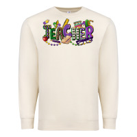 Sandshell teacher mardi gras Premium Sweatshirt - CowGirlArtShop