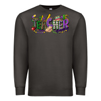 Smoke teacher mardi gras Premium Sweatshirt - CowGirlArtShop