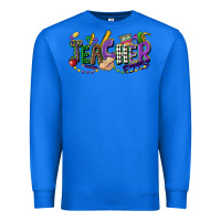 True Royal teacher mardi gras Premium Sweatshirt - CowGirlArtShop