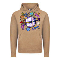 Vintage Coffee safe space Vintage Hoodie - MaliasSmallBusiness