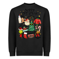 Black merry christmas Heavyweight Sweatshirt - MaliasSmallBusiness
