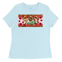 Baby Blue fiesta mexico gnomes license plate Ladies Tee - HRA Design Shop