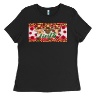 Black fiesta mexico gnomes license plate Ladies Tee - HRA Design Shop