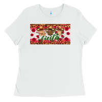 White fiesta mexico gnomes license plate Ladies Tee - HRA Design Shop