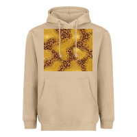 Mushroom gold glitter with leopard pattern Heavyweight Hoodie - TumblerDesignByShophia