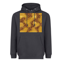 Smoke gold glitter with leopard pattern Heavyweight Hoodie - TumblerDesignByShophia