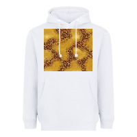 White gold glitter with leopard pattern Heavyweight Hoodie - TumblerDesignByShophia