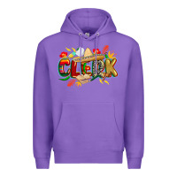 Purple cinco de mayo clerk Premium Hoodie - CowGirlArtShop