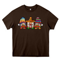 Chocolate Brown mexican gnomes Heavy Core Tee - JahusDesignShop