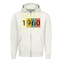 Oatmeal Heather Vintage 1960 Limited Edition Zipper Hoodie - Bettercallsaul