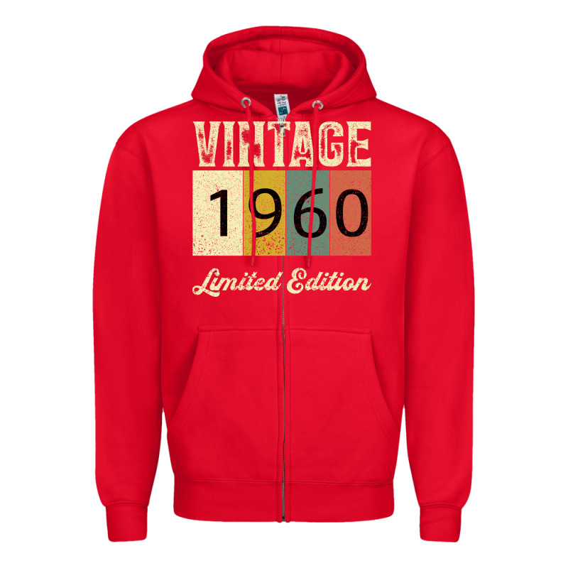 Vintage 1960 Limited Edition Zipper Hoodie by Bettercallsaul | Teevron