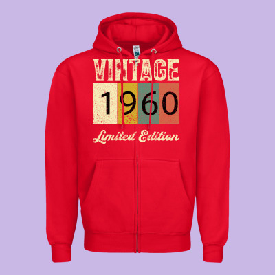 Vintage 1960 Limited Edition Zipper Hoodie Designed By Bettercallsaul