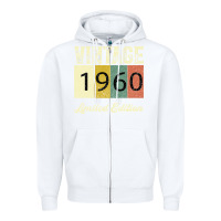 White Vintage 1960 Limited Edition Zipper Hoodie - Bettercallsaul