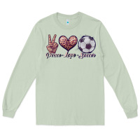 Matcha peace love soccer Long Sleeve Tee - JahusDesignShop