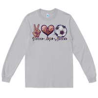 Moon Dust peace love soccer Long Sleeve Tee - JahusDesignShop
