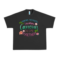 Pigment Black making memories vacation cancun 2024 together Urban Heavy Tee - MaliasSmallBusiness