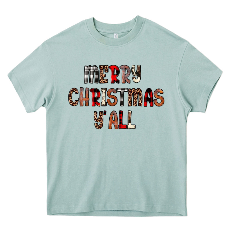 Merry Christmas Y All Heavy Core Tee by JahusDesignShop | Teevron