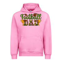 Fuchsia Pink Football Dad Urban Hoodie - BundleAndBundleShop