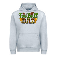 Heather Grey Football Dad Urban Hoodie - BundleAndBundleShop